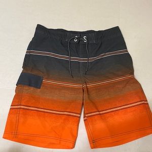 George Swim Trunks (Medium) Grey/Orange
